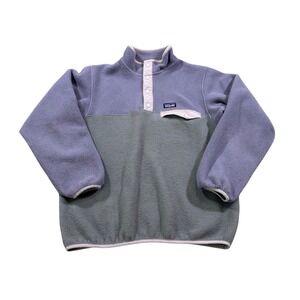 Kids Patagonia Synchilla Fleece Pullover Purple Gorpcore Retro Athleisure XL 14